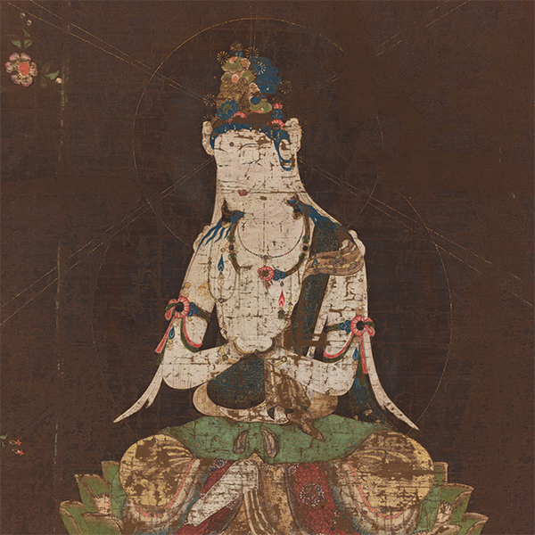 Image of "The Bodhisattva Fugen (detail), Heian period, 12th century	(National Treasure)"