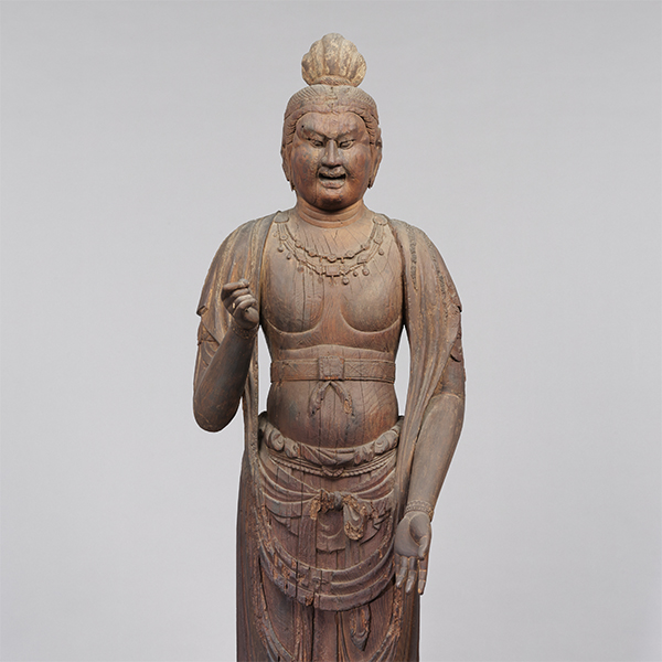 Image of "The Willow Bodhisattva Kannon (detail), Nara period, 8th century, Daianji Temple, Nara (Important Cultural Property)"