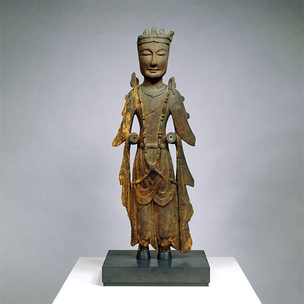 Image of "보살 입상아스카시대 7세기"