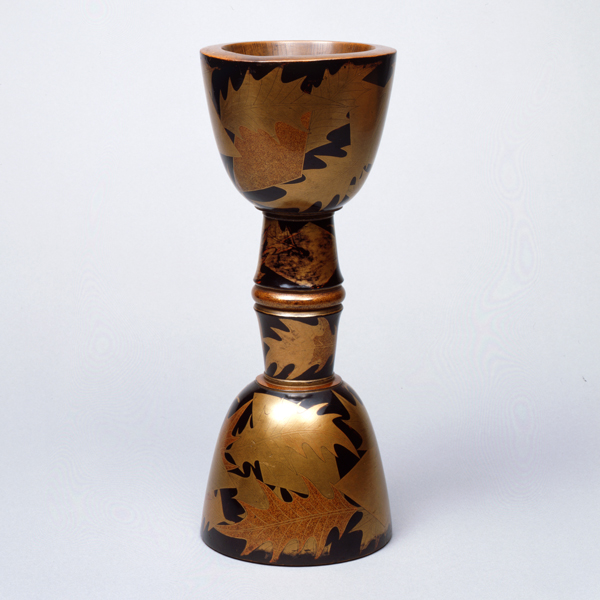 Image of "Shell for a Drum (Ōtsuzumi) with Holly Osmanthus, Edo Period, 17th century (Gift of Mr. Itō Kashinosuke)"