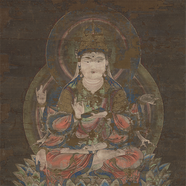 Image of "The Bodhisattva Hannya (detail), Kamakura period, 13th century (Important Cultural Property)"