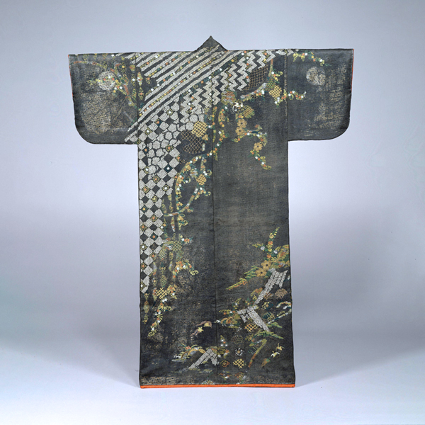 漆器 硯箱 鶴と松の模様他時代物 時代物