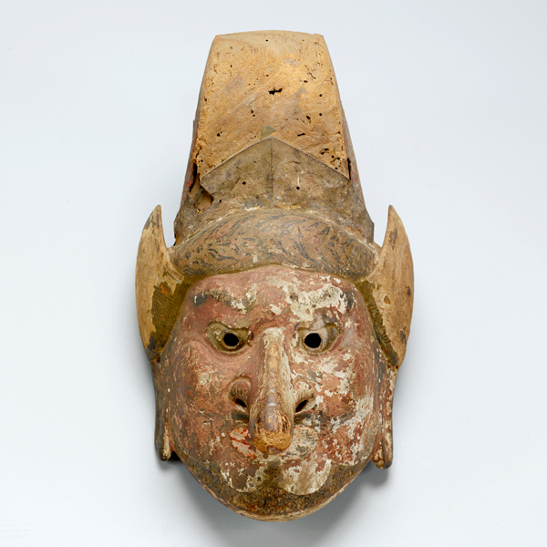Image of "Gigaku Mask: Suiko-o, Asuka–Nara period, 8th century (Important Cultural Property)"