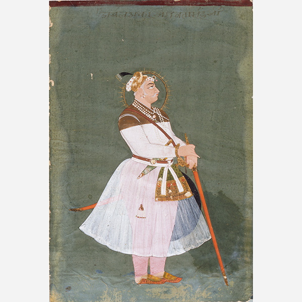 『マールワール王ジャスワント・シング立像　マールワール派インド　18世紀末』の画像