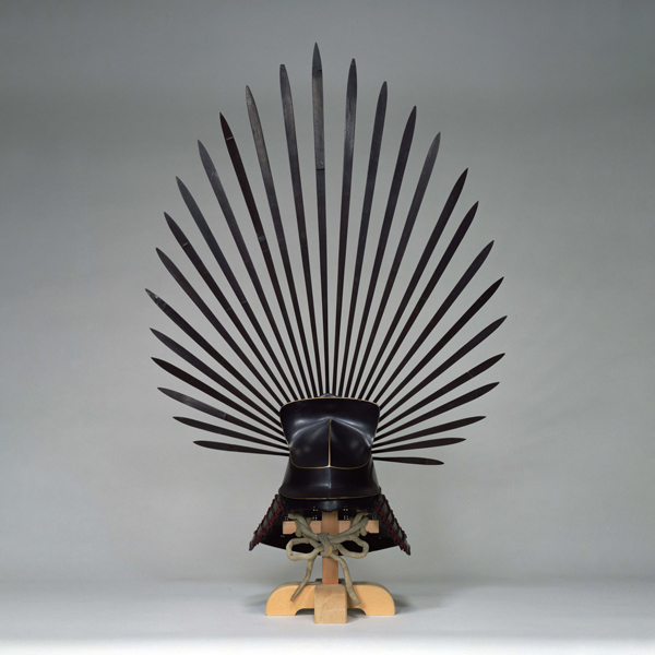 Image of "Cliff-Shaped Helmet with Iris Leaves, Azuchi-Momoyama–Edo period, 16th–17th century"
