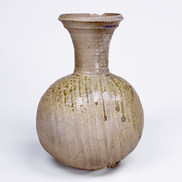 Image of "Long-Necked Jar, Found at the Yamanoue Tumulus, Fukushima, Kofun period, 7th century"
