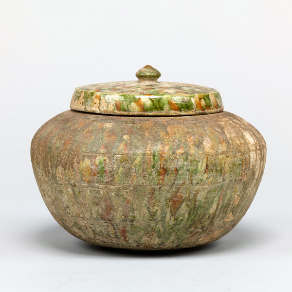 Image of "Lidded Jar, Found in Ibaraki City, Osaka, Nara period, 8th century (Important Cultural Property)"