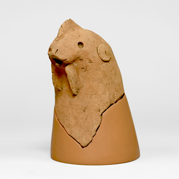 Image of "Tomb Sculpture (Haniwa): ChickenFound at the Akabori Chausuyama Tumulus, Gunma, Kofun period, 5th century"