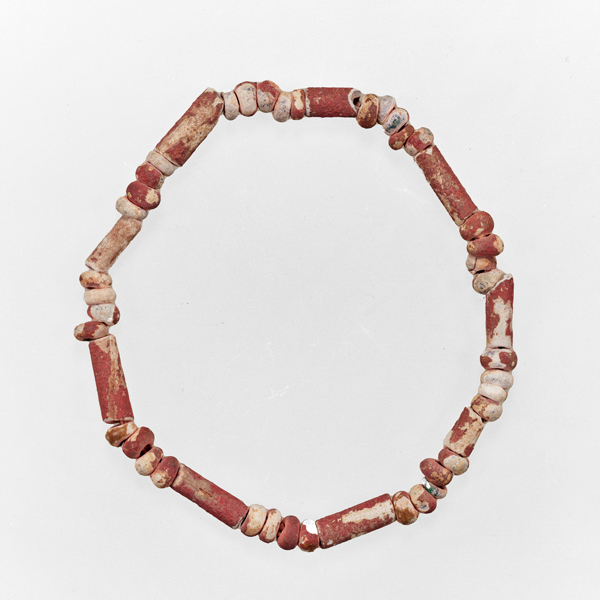 Image of "Cylindrical Beads (Kudatama) and Small Beads, Found in Itoshima City, Fukuoka, Yayoi period, 1st–3rd century"