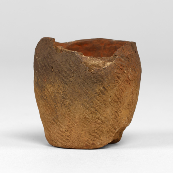 Image of "Deep Vessel (with Red Pigment Inside), Found in Gonohe Town, Aomori, Jōmon period, 1000–400 BC (Gift of Mr. Ewatari Kumagoro)"