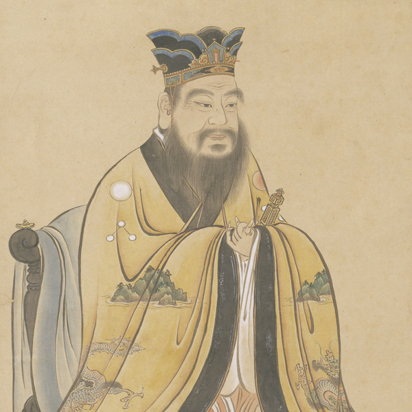 Image of "Great Confucian Masters and Sages (detail), By Kanō Sansetsu; inscriptions by Kin Seiren, Edo period, 1632"
