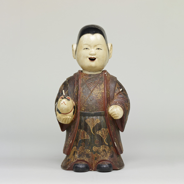 Image of "Doll with a Nodding Head (Saga Type), Edo period, 17th century"