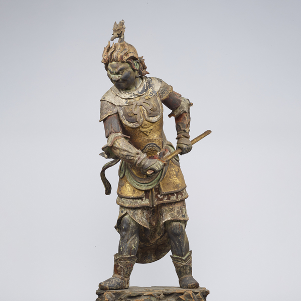 Image of "The Dragon General, One of the Twelve Divine Generals, Passed down at Jōruriji Temple, Kyoto, Kamakura period, 13th century (Important Cultural Property)"