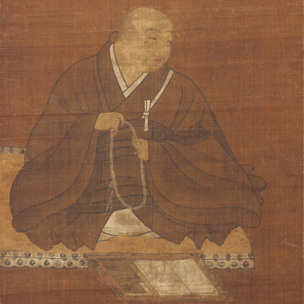 Image of "Portrait of Master Hōnen, known as Takanobu no miei (detail), Kamakura period, 14th century; Chion-in Temple, Kyoto"