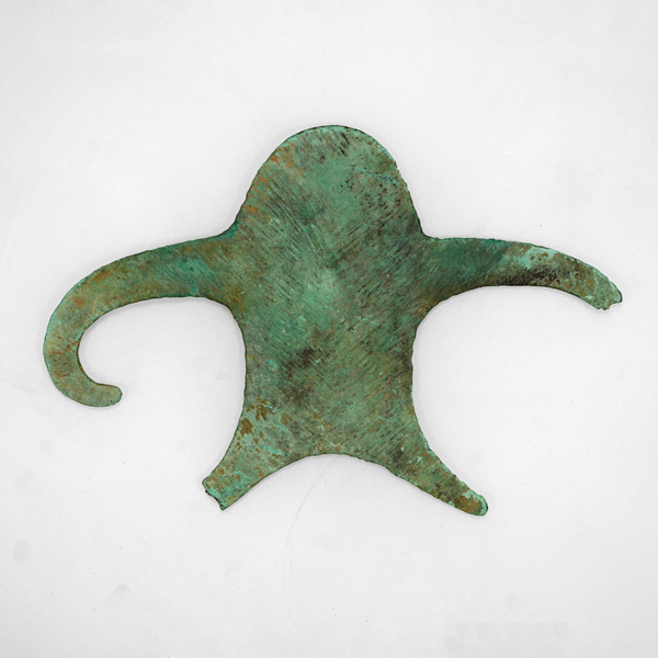 Image of "Human-shaped Object, Reportedly found in Uttar Pradesh, India, Copper Hoard culture, ca. 1500 BC"