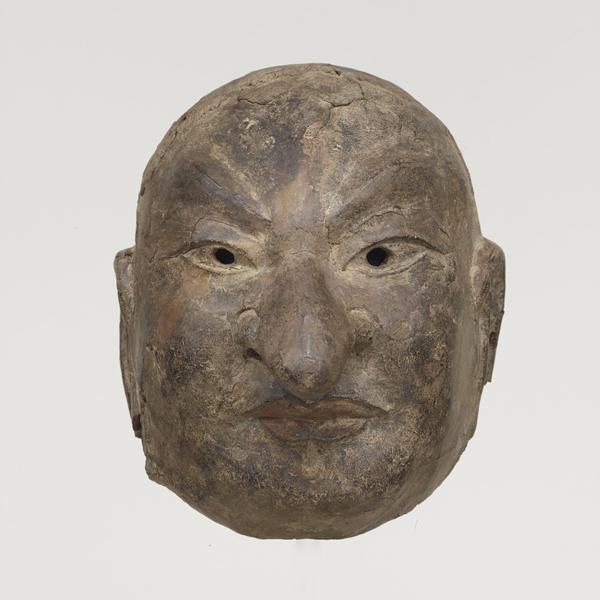Image of "Gigaku Mask: Suikojū (Retainer of a Drunken Persian King), Nara period, 8th century (Gift of Mr. Mitsui Takahiro)"