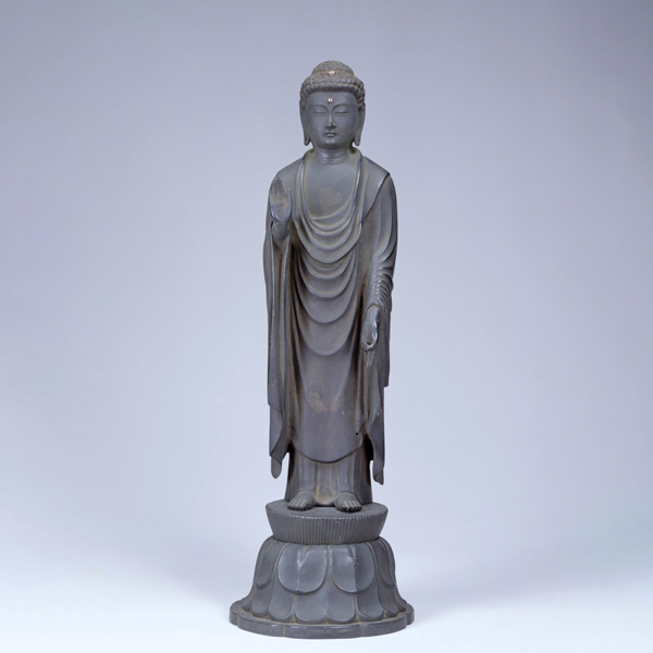 Image of "The Buddha Amida Depicted in the Zenkōji Style, Kamakura period, 1265"