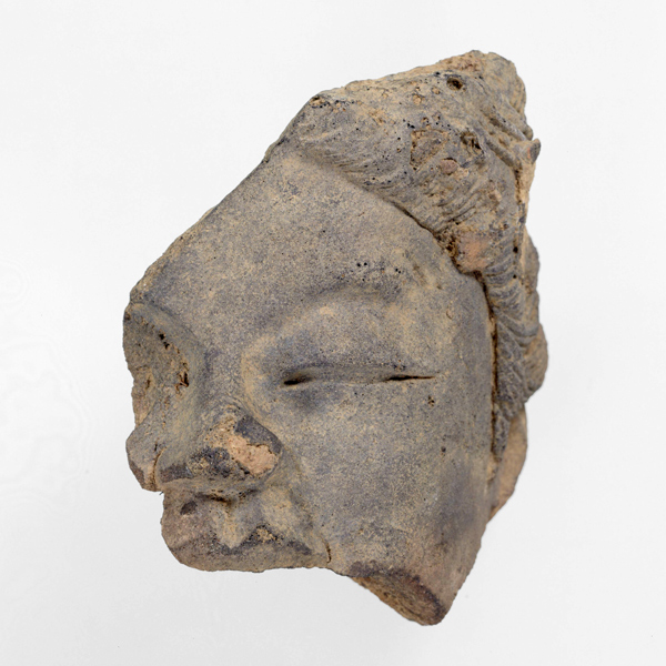 Image of "Sculpture FragmentsFound at Tachibana Temple, Nara, Asuka period, 7th century"