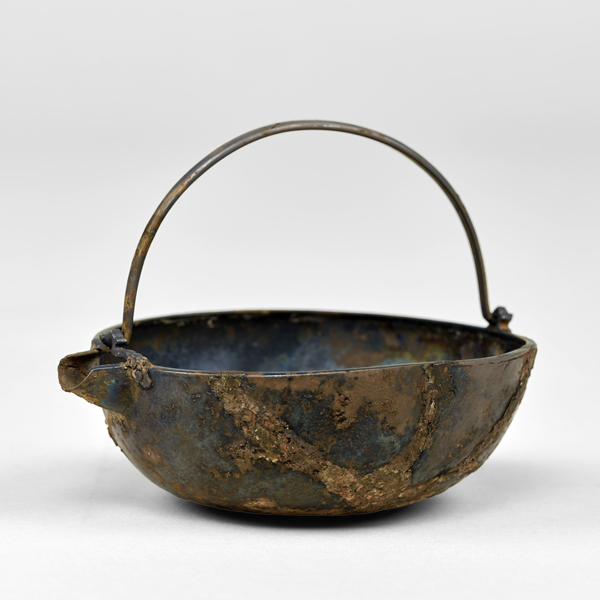Image of "Ewer HandleFound at Inariyama Sutra Mound, Kyoto, Heian period, 12th century"