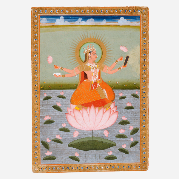 Image of "Maha Lakshmi, By the Jaipur school, India, First half of the 19th century"
