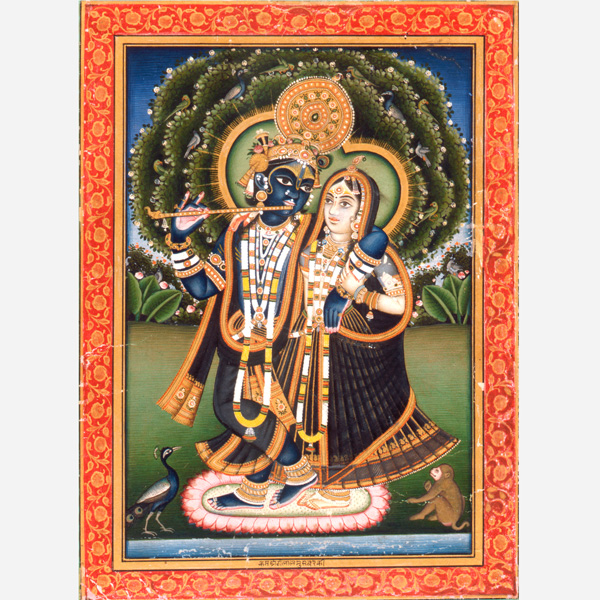 インド細密画　クリシュナ神 東京国立博物館 - 展示・催し物 展示 東洋館（アジアギャラリー