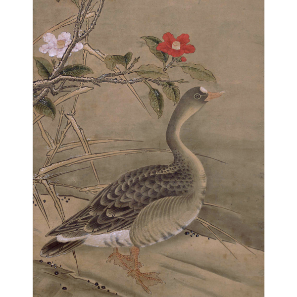『文殊花鳥図（部分）等禅筆　室町時代・16世紀』の画像