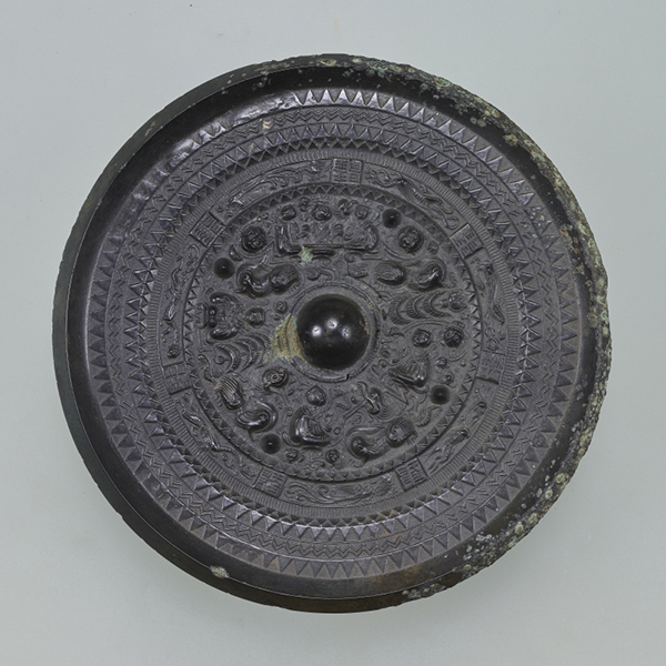 『三角縁神獣鏡静岡県菊川市 上平川大塚古墳出土　古墳時代・4世紀』の画像