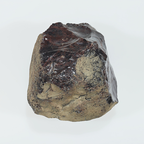 『黒曜石原石北海道遠軽町白滝出土　旧石器時代(後期)・前18000年　松平義人氏寄贈』の画像