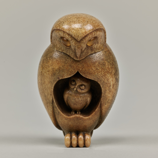 Image of "Owl Mother and ChildBy Nakamura Masatoshi, 1970"