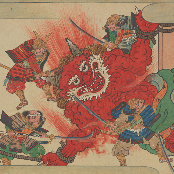 『酒呑童子絵巻 巻下（部分）江戸時代・17世紀チェスター・ビーティー蔵』の画像