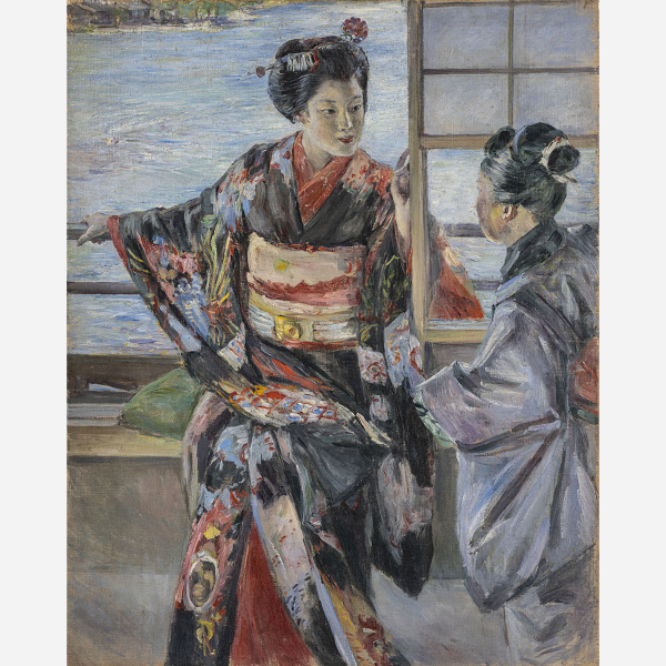 『重要文化財　舞妓黒田清輝筆　明治26年(1893)』の画像