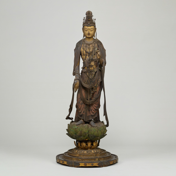 Image of "중요문화재　보살 입상가마쿠라시대 13세기"