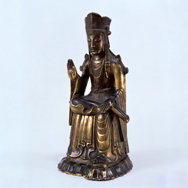 Image of "중요문화재　보살반가상아스카시대 7세기"