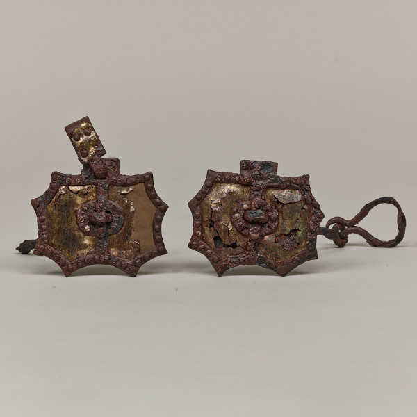 『重要美術品　轡（くつわ）長野県茅野市 疱瘡神塚古墳出土　古墳時代・6世紀　五味健藏氏寄贈』の画像