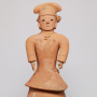 Image of "Important Cultural Property: Tomb Sculpture ("Haniwa"): Woman in Formal Attire"