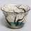 <i>Bowl Cherry tree design in overglaze enamel and openwork</i> (Detail), By Nin'ami Dohachi, Edo period, 19th century