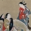 By Yamazaki Ryujo, Two Beauties Leading a Horse, Edo period, 18th century