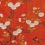 <i>Kosode</i> (Garment with small wrist openings) , Double cherry blossom, horsetail, dandelion, and swallow design on red figured satin ground<br />Edo period, 19th century [Honkan Room 10, February 28 - April 16, 2017]