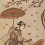 Beauty Perfoming the Dance of Autumn Leaves (Detail), By Suzuki Harunobu, Edo period, 18th century