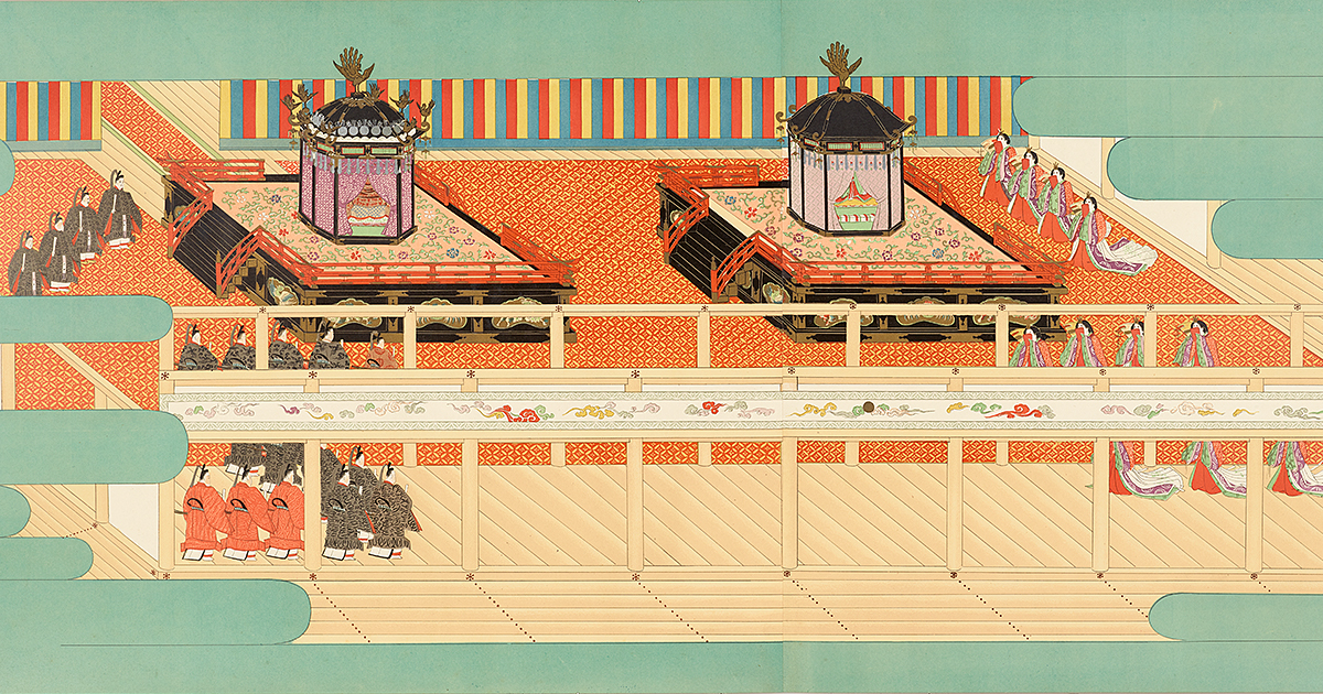 大正天皇 即位の礼 ブロックパズル 京都御所 古玩具 皇族 平安京 東京